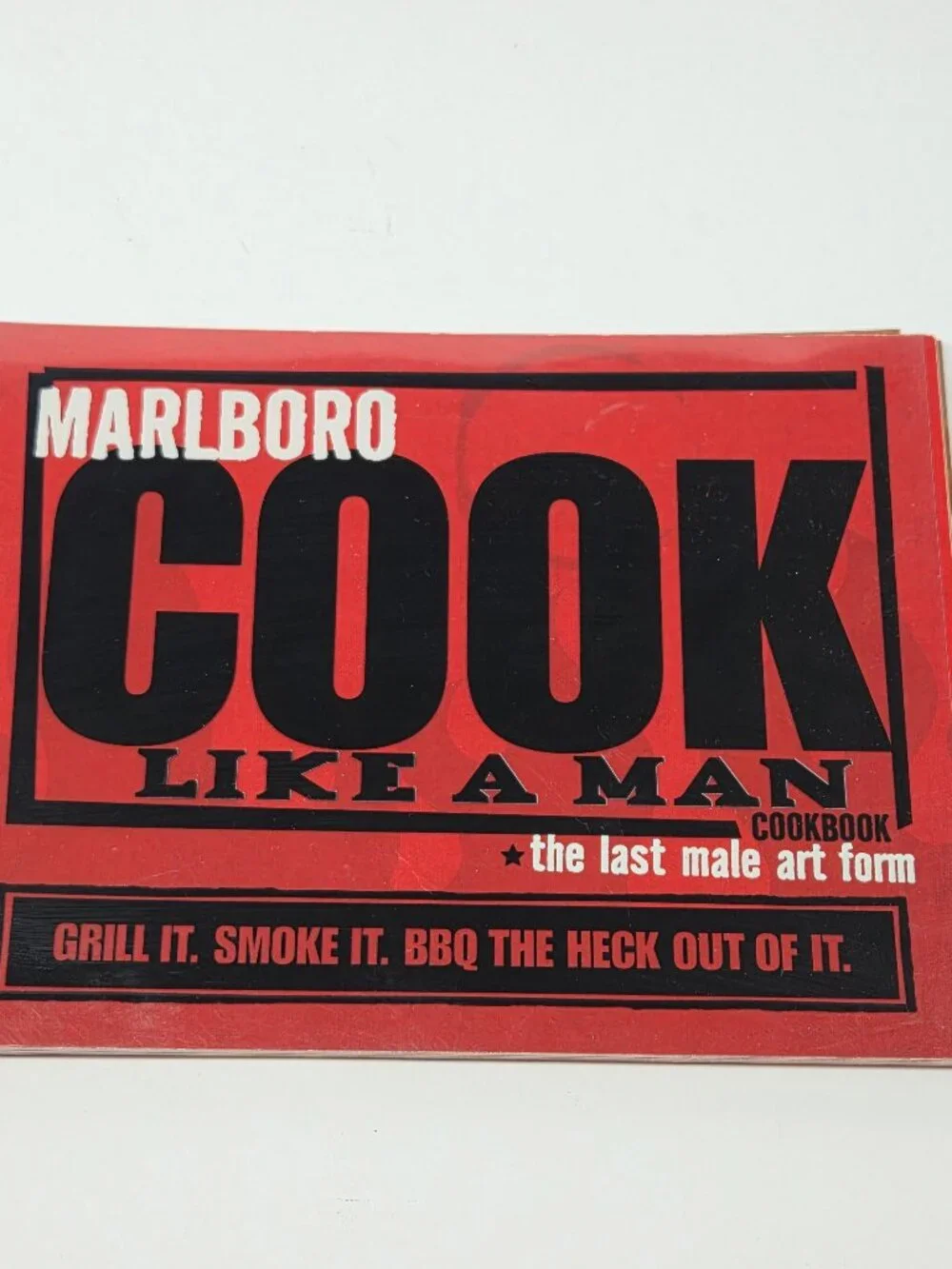Marlboro Vintage Y2K Promo Cookbook Grill It Cook It Vintage Recipes‎ “for men”
